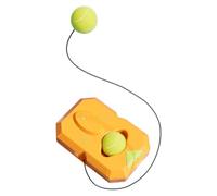 Weighted Base Tennis Practice Gear for Backyard Training, Return Line, Three Tension Levels, Toolless Setup, Beginners Tennis Return Trainer Practice Set Tethered Drill Gear Weighted Base Elastic Cord