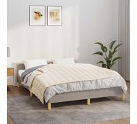 Weighted blanket 150x200 cm Cream 7kg 100% brushed microfiber glass anti-allergy