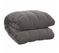 (cream, 200 x 200 cm/9 kg) vidaXL Weighted Blanket Bedding Anxiety Blanket Bedroom Quilt Blanket Fabric