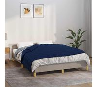Weighted Blanket Blue 138x200 cm 10.25kg Cotton Cover Polyester Glass Beads Cozy