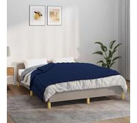 Weighted Blanket, Blue, 150 x 200 cm, 11 kg Cotton Fabric with Glass Bead Filling, Breathable Blanket for Bedroom, Couch, Sofa, Soft Bedspread for Warm Comfort in Winter and Summer