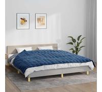 Weighted Blanket Blue 155x220 cm 11.39kg Brushed Microfiber Cozy Sleep Aid Pro