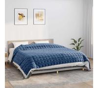Weighted blanket Blue 235x290 cm 11kg Brushed Microfiber Cozy Duvet Insert Relax