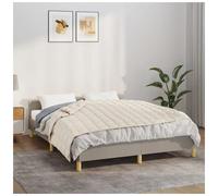 Weighted Blanket Cream 150x200 cm 11kg Cotton Fabric Calming Quilt Deep Sleep UK [EEK: A+++]