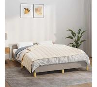 Weighted Blanket Cream 150x200cm 11kg Brushed Microfiber Cozy Sleep Aid Quilted