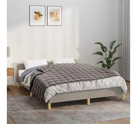 (grey, 138 x 200 cm/6 kg) vidaXL Weighted Blanket Bedding Anxiety Blanket Bedroom Quilt Blanket Fabric