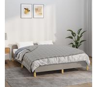 Weighted blanket Grey 140x200 cm Cotton cover Polyester & Glass Beads Calm 6.4kg
