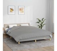 Weighted Blanket, Grey, 200 x 200 cm, 9 kg, Cotton with Polyester Filling and Glass Beads, Breathable, Soft, with Inner Loops for Duvet Cover, Ideal for Bedroom and Living Room
