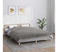 Weighted Blanket Grey 200x200 cm 13kg Cotton Cover Brushed Polyester Glassbeads