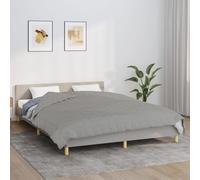 (grey, 220 x 230 cm/11 kg) vidaXL Weighted Blanket Bedding Anxiety Blanket Bedroom Quilt Blanket Fabric