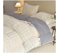 Weighted Blanket, Reversible Faux Fur Throw, Soft Warm Winter Bedding, Elegant Cozy Plush Comforter for Relaxation - Ideal for Comfort and Style