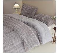 Weighted Blanket, Reversible Faux Fur Throw, Soft Warm Winter Bedding, Elegant Cozy Plush Comforter for Relaxation - Ideal for Comfort and Style