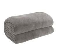 Weighted Blanket with Cover Bedroom Quilt Blanket Bedding Grey Fabric vidaXL