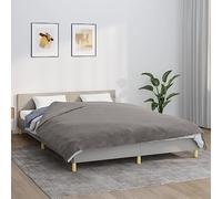 Weighted Blanket with Cover, Grey, 200 x 220 cm, 13 kg, Cotton Fabric, Breathable, Hypoallergenic, Soft, Warm, for Bedroom, Living Room, All Year Round Use
