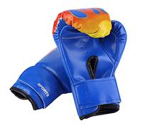 Weighted Boxing Gloves, Child Grappling Gloves Kids Boxing Gloves Boxing Gloves for Kids Child Muay Gloves Boxing Gloves (Blue Gloves Blue Palm Heart)