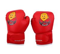 Weighted Boxing Gloves, Child Grappling Gloves Kids Boxing Gloves Boxing Gloves for Kids Child Muay Gloves Boxing Gloves (Red Gloves and anthurium)