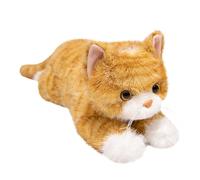 Weighted Cat Stuffed Animal - Calming Feline Plush, 45cm Adorable Cat Pillow Toy For Sensory Relief, Heavy Soft Toy With Bean Filling, Playthings, Cuddle Cushion For Bedrooms, Sofas And Nurseries
