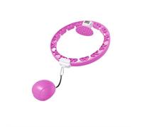 Weighted Circle, 2 in 1 Smart Fitness Workout Hula Circle Hoops, Exercise Fit Hoop Equipment for Women and Beginners (Purple 1pc)