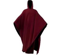 Weighted Cloak Hoodie - Extra Long Wearable Blanket Arcane Hoodie Red - Oversized Sweatshirt Blanket Cloak with Sleeves - Super Soft Warm Loose Hooded Cape Tops for Anxiety Relief, Unisex
