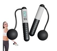 Weighted Cordless Jump Rope - Digital Counting, Adjustable Fitness Rope | Ball-Weighted Cordless Jump For Gym Home Workout Cardio Exercise Training