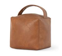 Weighted Cube Door Stopper Tan