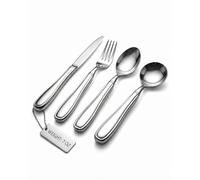 Weighted Cutlery 200g Cozentra - Adaptive Cutlery (4 Piece Set) Weighted 200g Each - Weighted Cutlery for Hand Tremors and Parkinson's - Weighted Cutlery for Hand Tremors and Arthritis
