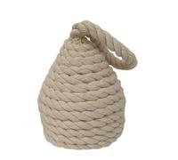 Weighted Door Stop - Cotton Door Stop with Rope Knot | Weighted Interior Door Stop with Handle, Creative Windproof Doorstop, Anti-collision Ball for Bookends with Window Wedge, Gio