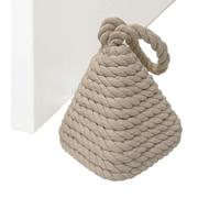 Weighted Door Stop - Cotton Rope Knot Door Stop with Handle | Interior Door Stop with Weight Decorative Door Stop, Natural Rattan Door Stop with Handle - Weighted Interior Door Stop