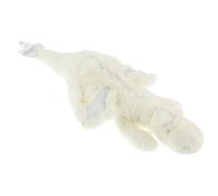 Weighted Dragon Stuffed Animals, Soft and Sturdy Heavy Weighted Stuffed Animals Toy Dino Pillows Anxiety Relief for Kids and Adults,Large Dinosaur Plush (White-70CM)