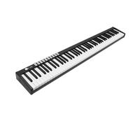 Weighted Electric Piano - 88 Key Full Size Keyboard with Bluetooth MIDI, Sustain Pedal, Carry Bag, and Power Adapter - Ideal for Beginners