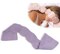 Weighted Eye Mask for Sleeping, Blackout Eye Cover with Glass Microbeads Cotton Double-Sided Travel Sleep Mask (01)