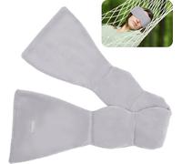 Weighted Eye Mask Relaxing Eye Cover Refrigerateable Travel Sleep Mask with Bead Comfort Sleep Cover with Weight Compact for Travel Home Office(Grey)