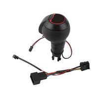 Weighted Gear Knob for A3 8V A6 C7 S3 Q3 2 RS3 4 5 S6 RS6 A7 Automatic Led Metal Carbon Fibre Gear Shift Knob Lever Head Gearbox Handle(for Audi Logo)
