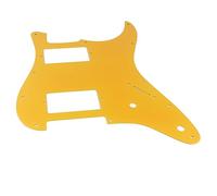 Weighted Guitar Pickguard, Stylish Design Electric Guitar Pickguard, Scratch Resistant, Durable for Guitar Playing (Orange Gold)