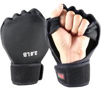 Weighted Hand Gloves 5lb(2.5lb Each), Soft Iron Fitness Gloves, Washable, for Gym Boxing Swimming Strength Training (5lb)