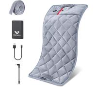 Weighted Heat Pad with 10000mAh Battery,3 Levels Heating,Cordless Electric Heating Pad for Back,Neck & Shoulder,Belly,Large Heated Pad for Women Men,Machine Washable 12" x 24"