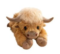 Weighted Hig-hland Cow Plush, Weighteds Stuffed Animal Pillow, Cow Soft Weighted Highla-nd Toys, Cute We-ighted High-land Co-w Pad, Cartoon Scottish Cows Plush Figure Doll For Home Decor