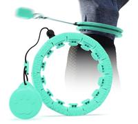 Weighted Hula Circle for Adults With Sweat Weight Ball, Infinity Fiteness Hoop Plus Size, Include 24 Detachable Links, for Women Smart Exercise Equipment