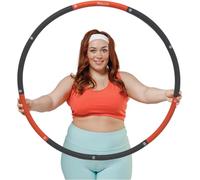 Weighted Hula Hoop Plus Size | 3.2lb Weight, 43in Diameter | Extra Large Hula Hoop for Adults Weight Loss | Easy to Spin, Soft Padding | Exercise Hoop for Beginners & Advanced Hoopers