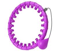 Weighted Hula Hoop with Ball Adjustable 24 Knots Fitness Weight Loss Exercise
