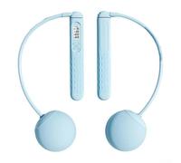 Weighted Jump Rope for Fitness with Smart Counter 60s Interval Mode and Non Slip Handles, 2in1 Design for Weight Loss and Speed (B-Blue)