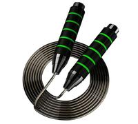 Weighted Jump Rope For Women Men, Workout Speed Jump Skipping For Kids With 2 Bearing,PVC Adjustable For Boxing exercise fitness professional,Black Red Athletic heavy Jump Rope