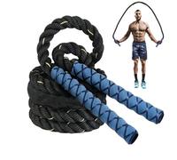 Weighted Jump Rope - Weight-Bearing Strength Training Skipping Workout | 25mm Heavy Jump Skipping Training Rope | Body Shaping for Women Men, Portable Gym Workout Equipment