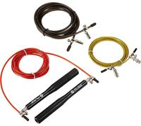 Weighted Jumprope - 3 Removable Ropes Pure2Improve Black One Size