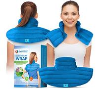 Weighted Neck and Shoulder Wrap - Instant Relief for Tension and Stress, Migraines, Headaches, Aches, Spasms, Arthritis, Stiffness - Deep, Penetrating Muscle Relaxation with Herbal Aromatherapy