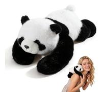 Weighted Panda Plush Teddy - Soft Stuffed Animal Plushies, Cuddly Toy for Comfort & Relaxation, the Panda Weighted Animals for Adults, Hugging Companion for Anxiety Relief Sleep Support（30㎝）