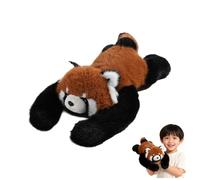 Weighted Panda Stuffed Animal, the Weighted Pandas, Cute Weighteds Plush, Soft Plush Huggable Pillow, Weighteds Animals for Adults, for Stress & Comfort, Get Snuggly WeightedPandas (45 cm,Red Panda)