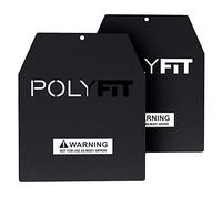 Weighted Plates for Weighted Vest, Strength Training, Running, and Workouts - 9lb (Pair) - Black