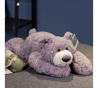 Weighted Plush Animals, 30cm Cute Stuffed Animal Doll, Hugging Pillow for Stress Relief&Sleep Support, Snugly Elephant/Bear/Sloth/Dinosaur/Unicorn/Dog PlushToy, Gift for Boys Girls Adults (Bear)