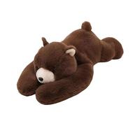 Weighted Plush Animals for Kids & Adults, Panda Teddy Bear Dinosaur Stuffed Toys, Hugging Pillow for Anxiety Relief & Sleep Support (Brown Bear, 45cm)
